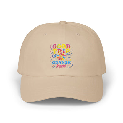 Czapka z daszkiem z grafiką Kup Se Good Trip – modny Dad Cap z charakterem