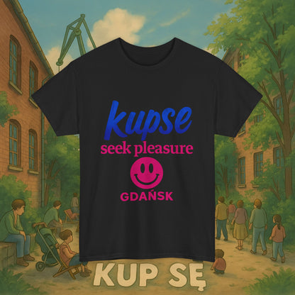 KupSe seek pleasure Style t-shirt - Unisex Heavy Cotton Tee