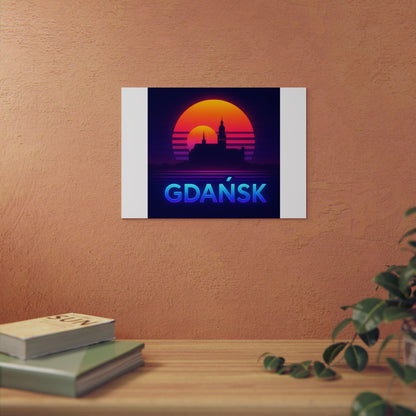 Obraz na panelu aluminiowym Panorama Gdańsk – trwały wydruk w stylu Kup Se