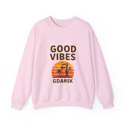 Bluza unisex z grafiką Kup Se Good Vibes – klasyczny crewneck i miejski styl