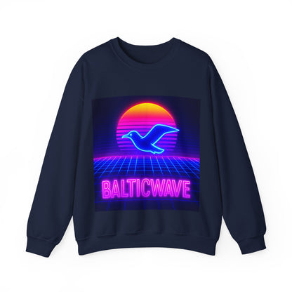Bluza unisex z grafiką Kup Se Baltic Wave – klasyczny crewneck i miejski styl