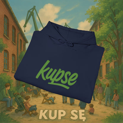 Unisex Heavy Blend Hoodie – Logo Green – Kup Se