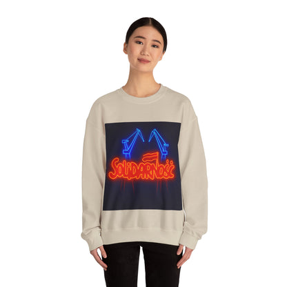 Bluza unisex z grafiką Kup Se Solidarność – klasyczny crewneck i miejski styl