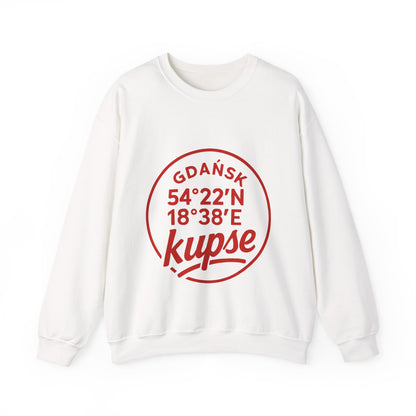 Bluza unisex z grafiką Kup Se Koordynaty – klasyczny crewneck i miejski styl