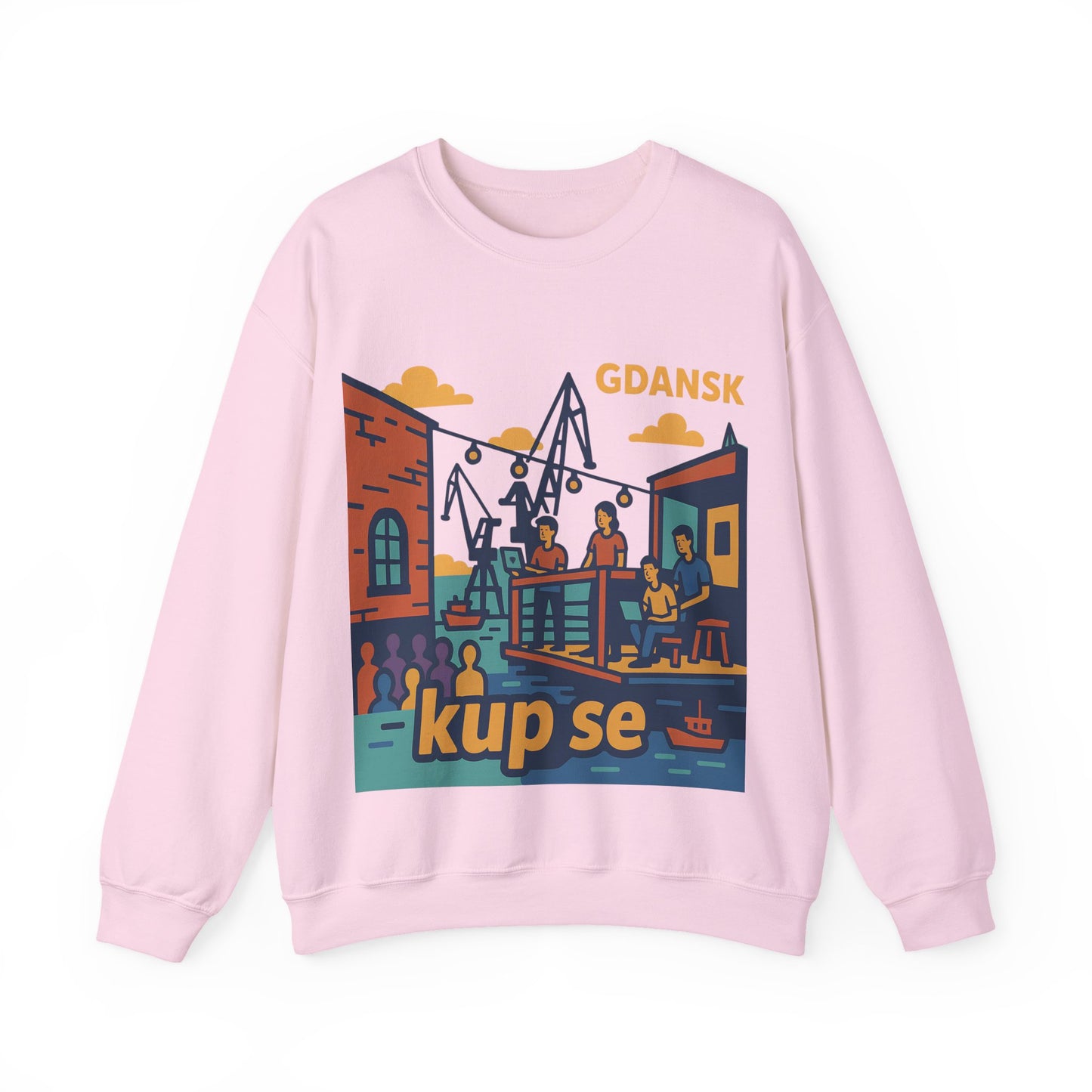 Bluza unisex z grafiką Kup Se Vibe – klasyczny crewneck i miejski styl