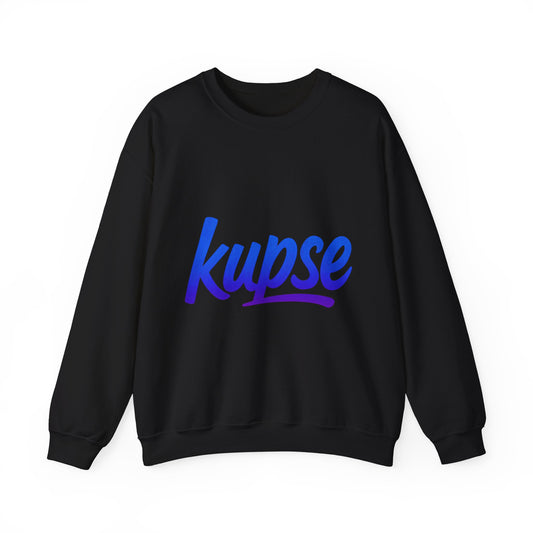 Bluza unisex z grafiką Kup Se Logo Blue – klasyczny crewneck i miejski styl