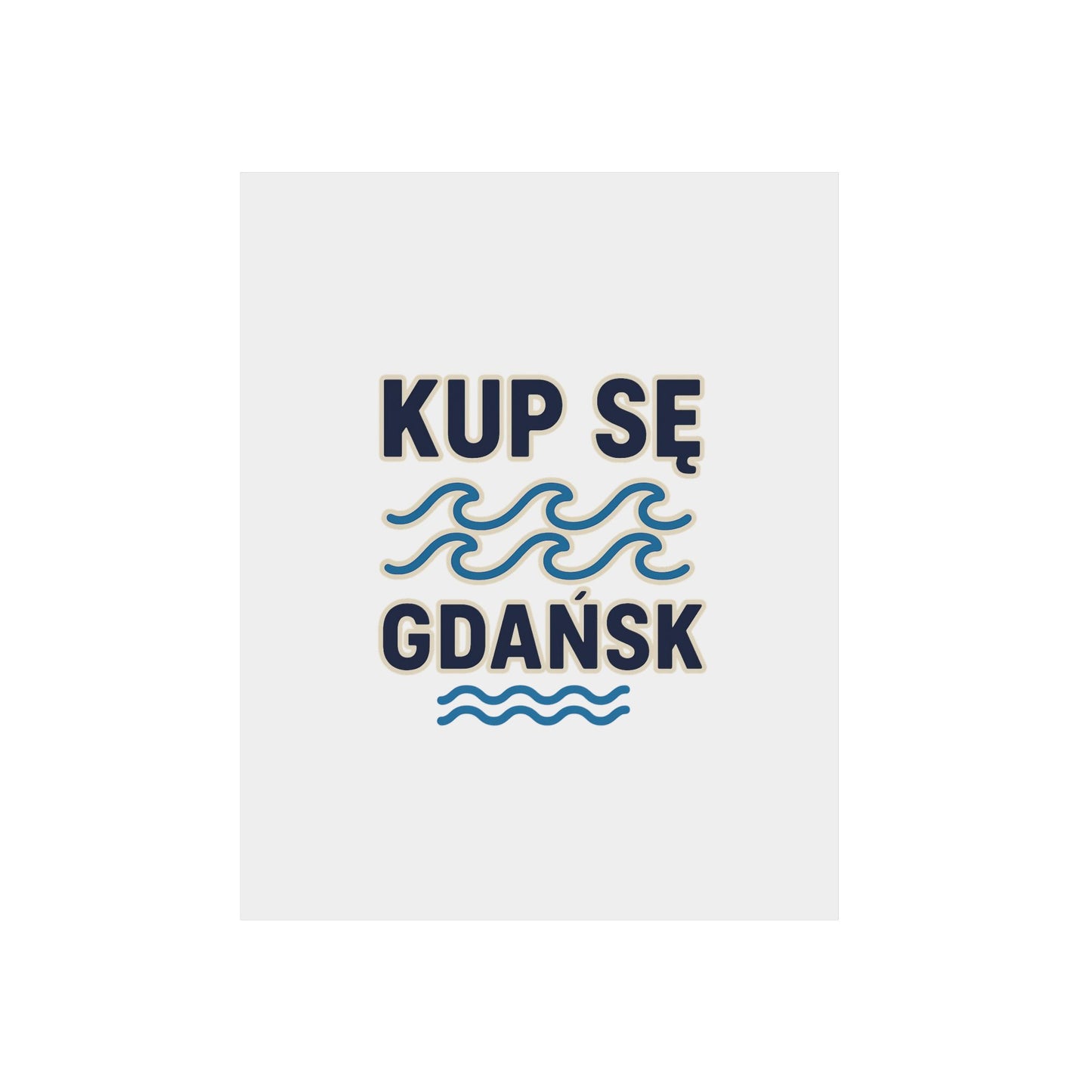 Obraz na panelu aluminiowym Gdańsk Fale – trwały wydruk w stylu Kup Se