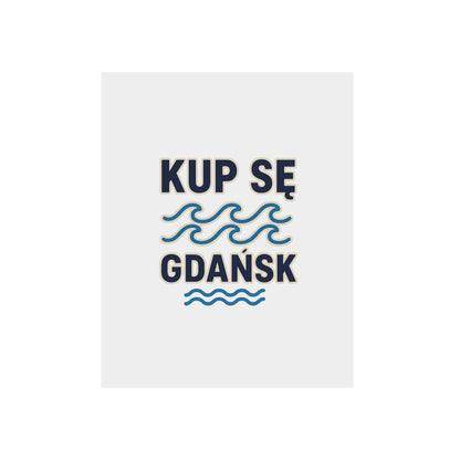 Obraz na panelu aluminiowym Gdańsk Fale – trwały wydruk w stylu Kup Se