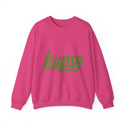 Bluza unisex z grafiką Kup Se Logo Green – klasyczny crewneck i miejski styl
