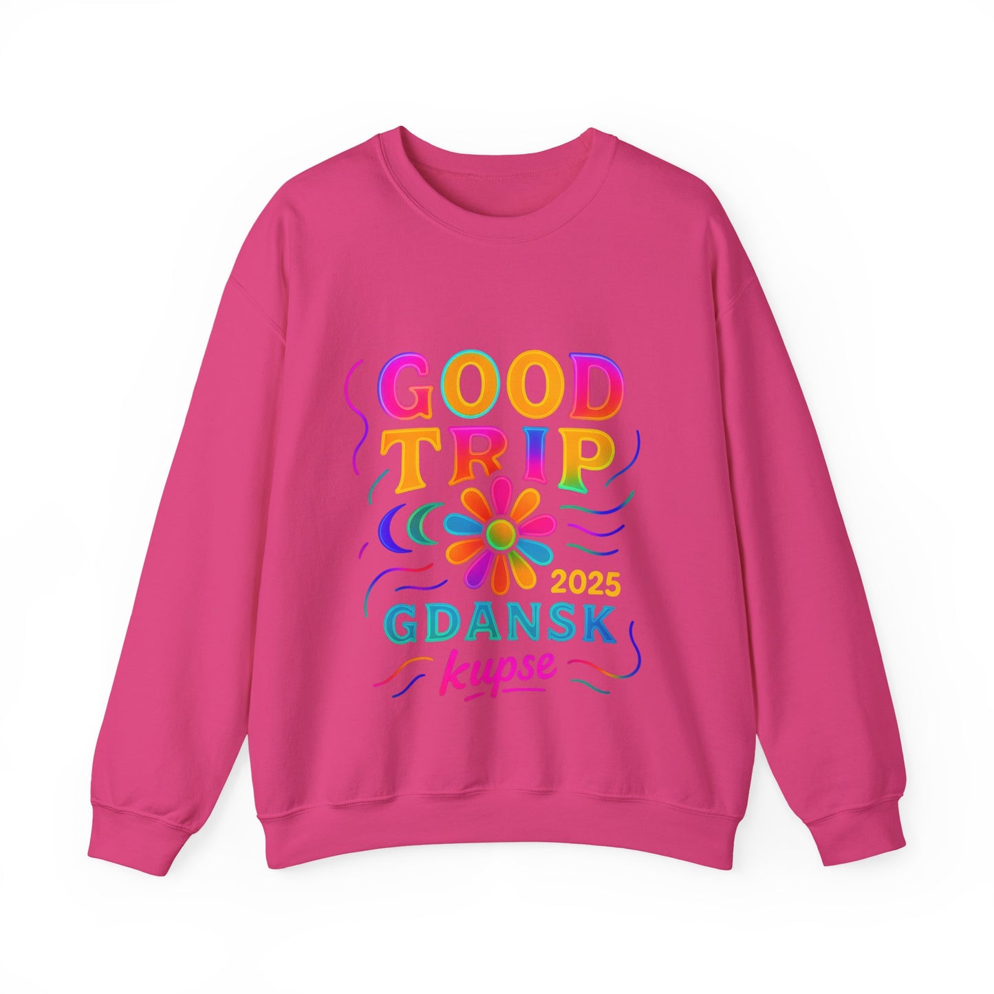 Bluza unisex z grafiką Kup Se Good Trip – klasyczny crewneck i miejski styl