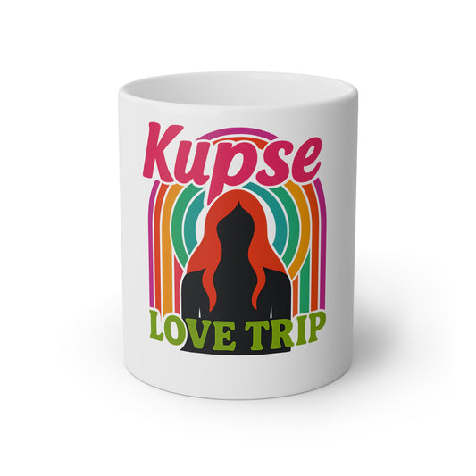 Kubek KupSe – Love Trip, Unikatowy Design, Lokalny Styl