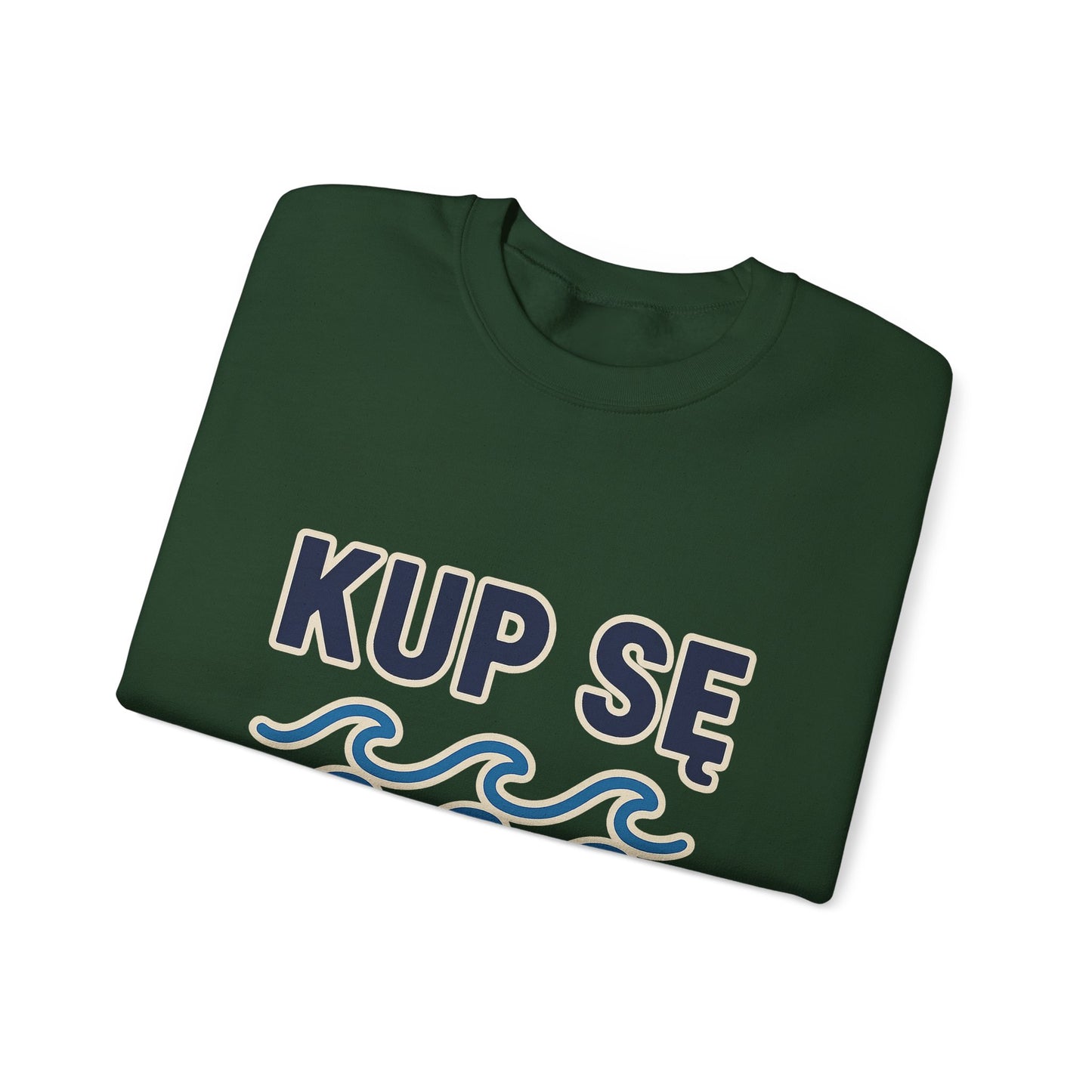 Bluza unisex z grafiką Kup Se Fale – klasyczny crewneck i miejski styl