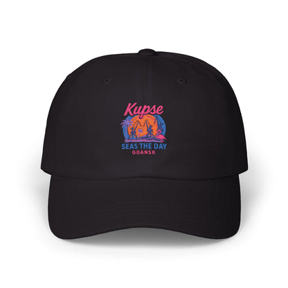 Czapka z daszkiem z grafiką Kup Se Seas The Day – modny Dad Cap z charakterem