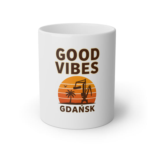 Kubek KupSe – Good Vibes, Unikatowy Design, Lokalny Styl