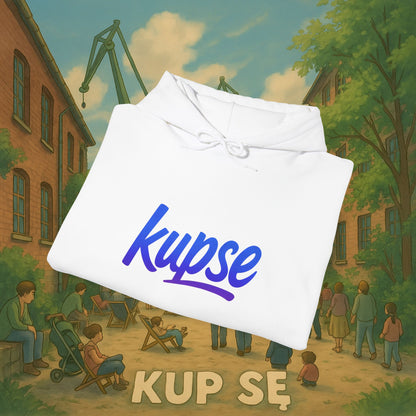 Unisex Heavy Blend Hoodie – Logo Blue – Kup Se