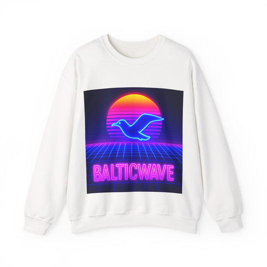 Bluza unisex z grafiką Kup Se Baltic Wave – klasyczny crewneck i miejski styl