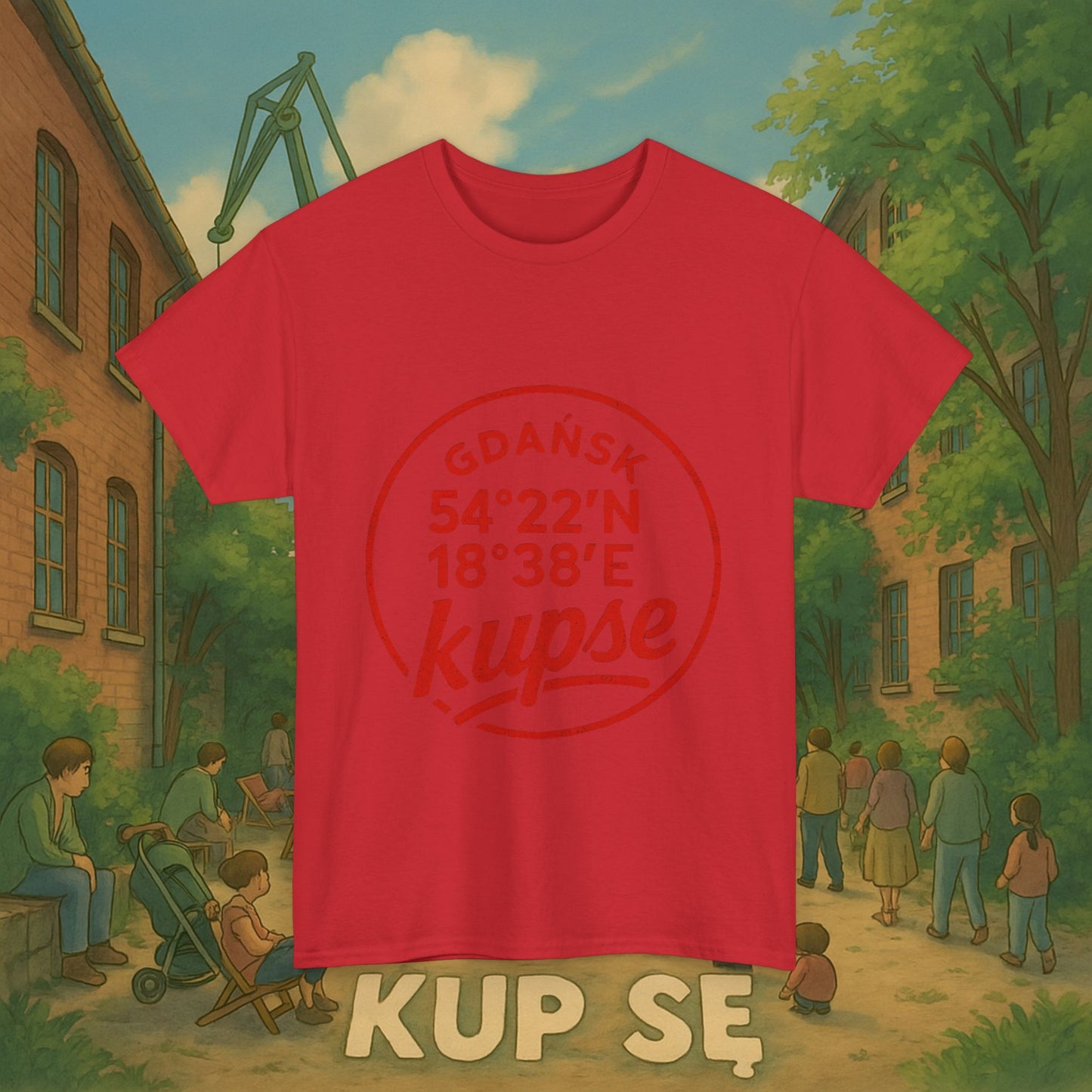 KupSe Koordynaty Style t-shirt - Unisex Heavy Cotton Tee