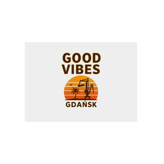 Obraz na panelu aluminiowym Good Vibes – trwały wydruk w stylu Kup Se