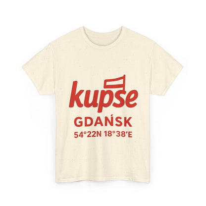 KupSe Logo Gdańsk Solidarność t-shirt - Unisex Heavy Cotton Tee