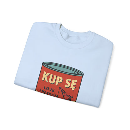 Bluza unisex z grafiką Kup Se Campbell– klasyczny crewneck i miejski styl