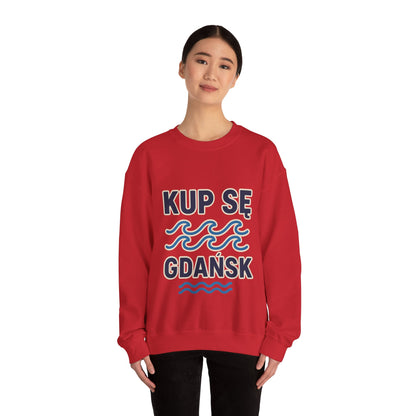 Bluza unisex z grafiką Kup Se Fale – klasyczny crewneck i miejski styl