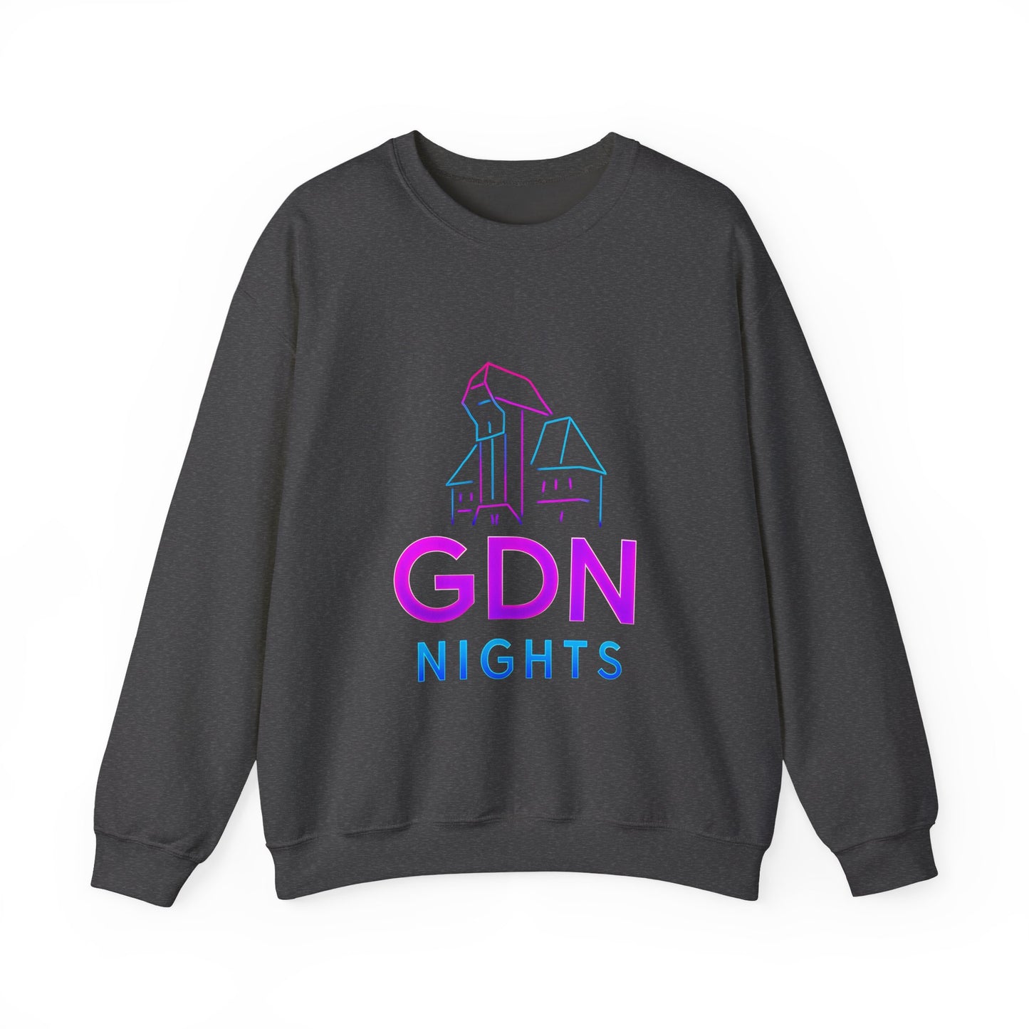 Bluza unisex z grafiką Kup Se GDN Nights – klasyczny crewneck i miejski styl
