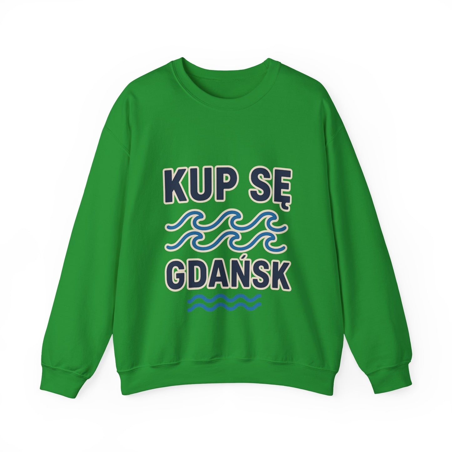 Bluza unisex z grafiką Kup Se Fale – klasyczny crewneck i miejski styl