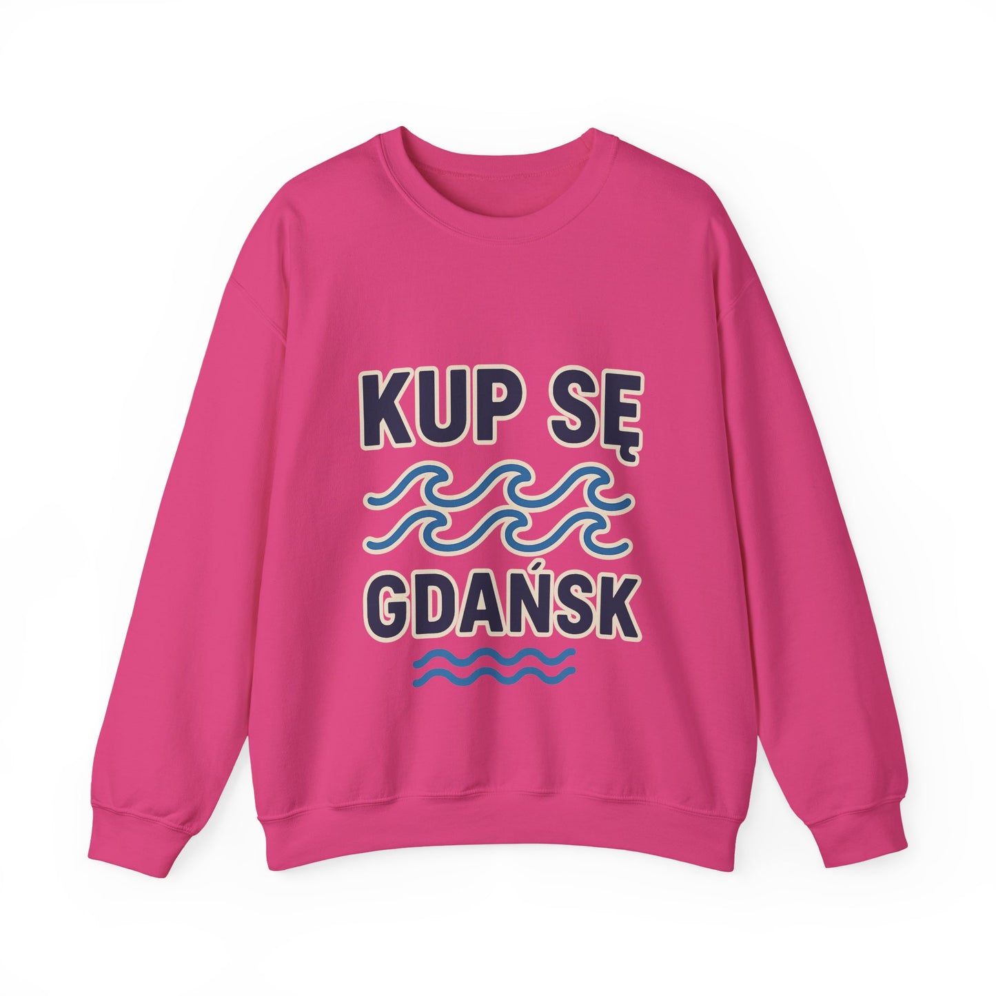 Bluza unisex z grafiką Kup Se Fale – klasyczny crewneck i miejski styl