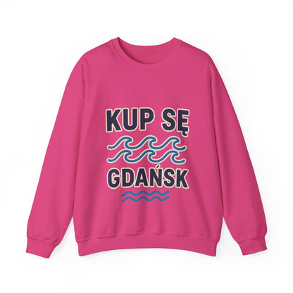 Bluza unisex z grafiką Kup Se Fale – klasyczny crewneck i miejski styl