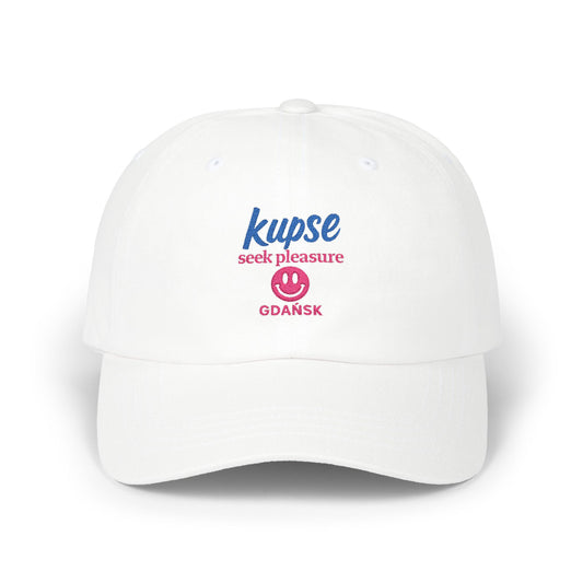 Czapka z daszkiem z grafiką Kup Se Seek Pleasure – modny Dad Cap z charakterem