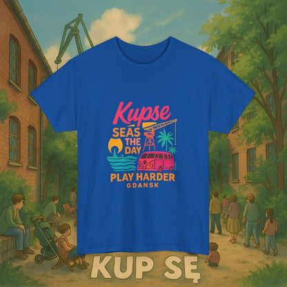 KupSe Play Harder Style t-shirt - Unisex Heavy Cotton Tee