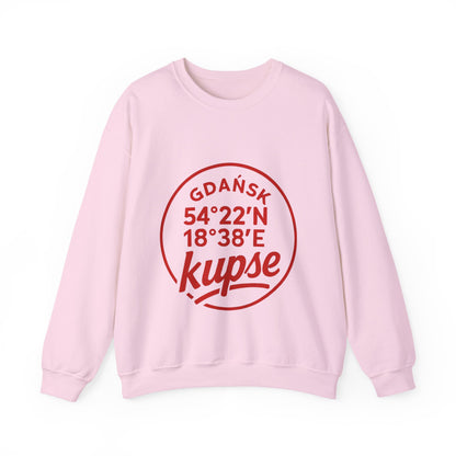 Bluza unisex z grafiką Kup Se Koordynaty – klasyczny crewneck i miejski styl
