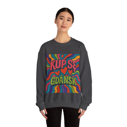 Bluza unisex z grafiką Kup Se Acid – klasyczny crewneck i miejski styl