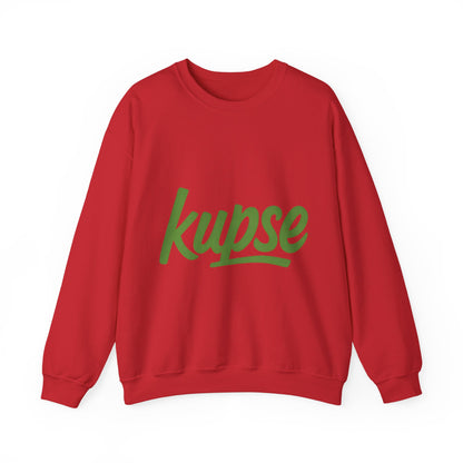 Bluza unisex z grafiką Kup Se Logo Green – klasyczny crewneck i miejski styl
