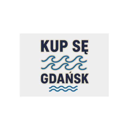 Obraz na panelu aluminiowym Gdańsk Fale – trwały wydruk w stylu Kup Se