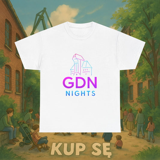 KupSe GDN Nights Style t-shirt - Unisex Heavy Cotton Tee
