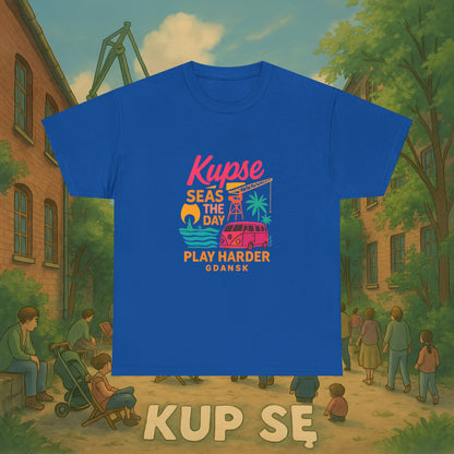 KupSe Play Harder Style t-shirt - Unisex Heavy Cotton Tee