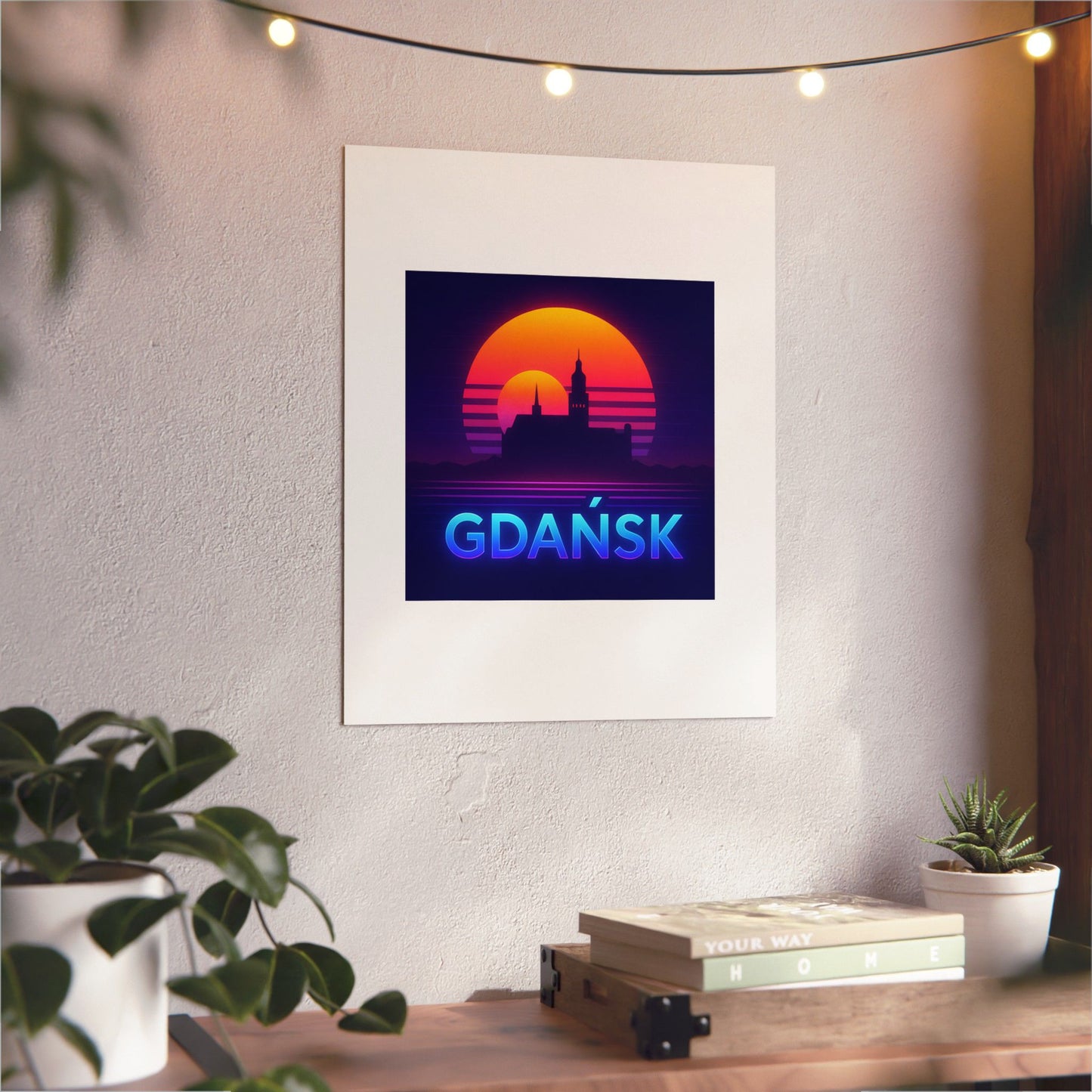 Obraz na panelu aluminiowym Panorama Gdańsk – trwały wydruk w stylu Kup Se