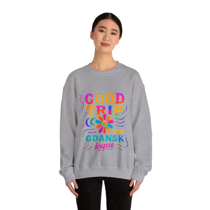 Bluza unisex z grafiką Kup Se Good Trip – klasyczny crewneck i miejski styl