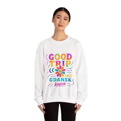 Bluza unisex z grafiką Kup Se Good Trip – klasyczny crewneck i miejski styl