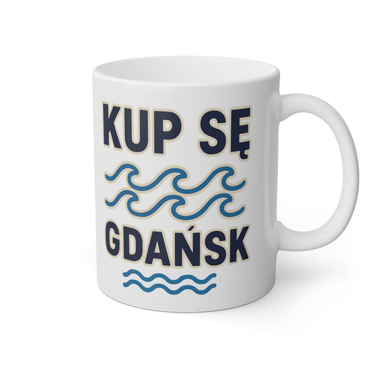 Kubek z Motywem Gdańska – Morska Energia na Każdy Dzień