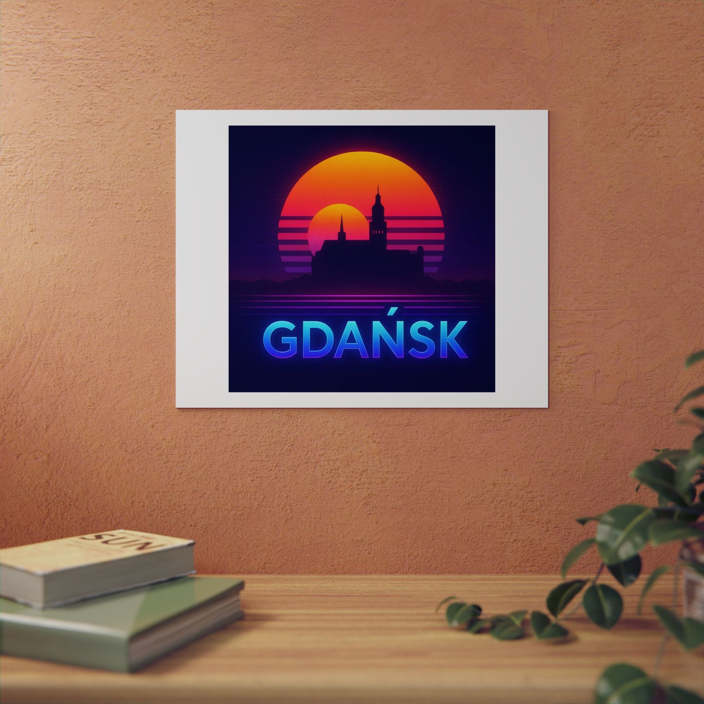 Obraz na panelu aluminiowym Panorama Gdańsk – trwały wydruk w stylu Kup Se