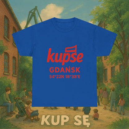 KupSe Logo Gdańsk Solidarność t-shirt - Unisex Heavy Cotton Tee