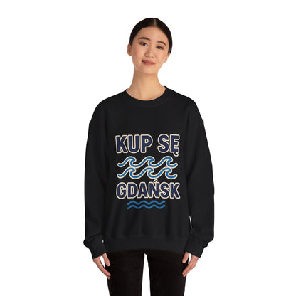 Bluza unisex z grafiką Kup Se Fale – klasyczny crewneck i miejski styl