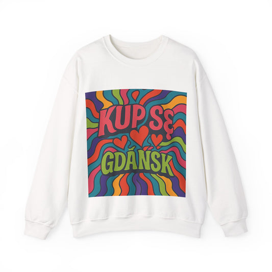 Bluza unisex z grafiką Kup Se Acid – klasyczny crewneck i miejski styl