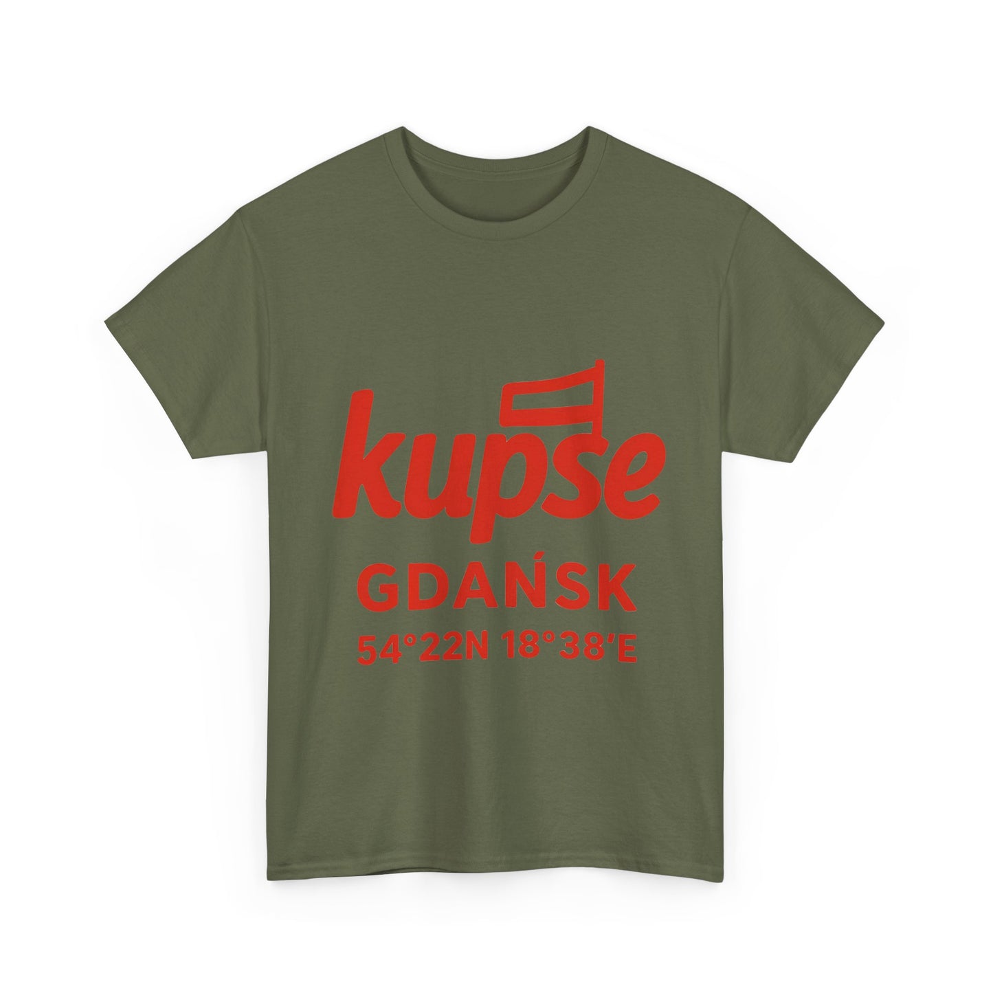 KupSe Logo Gdańsk Solidarność t-shirt - Unisex Heavy Cotton Tee