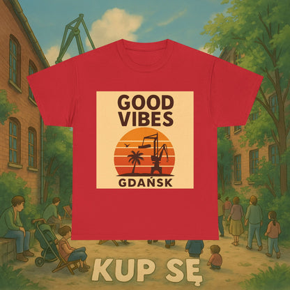 KupSe Good Vibes Desert Style t-shirt - Unisex Heavy Cotton Tee