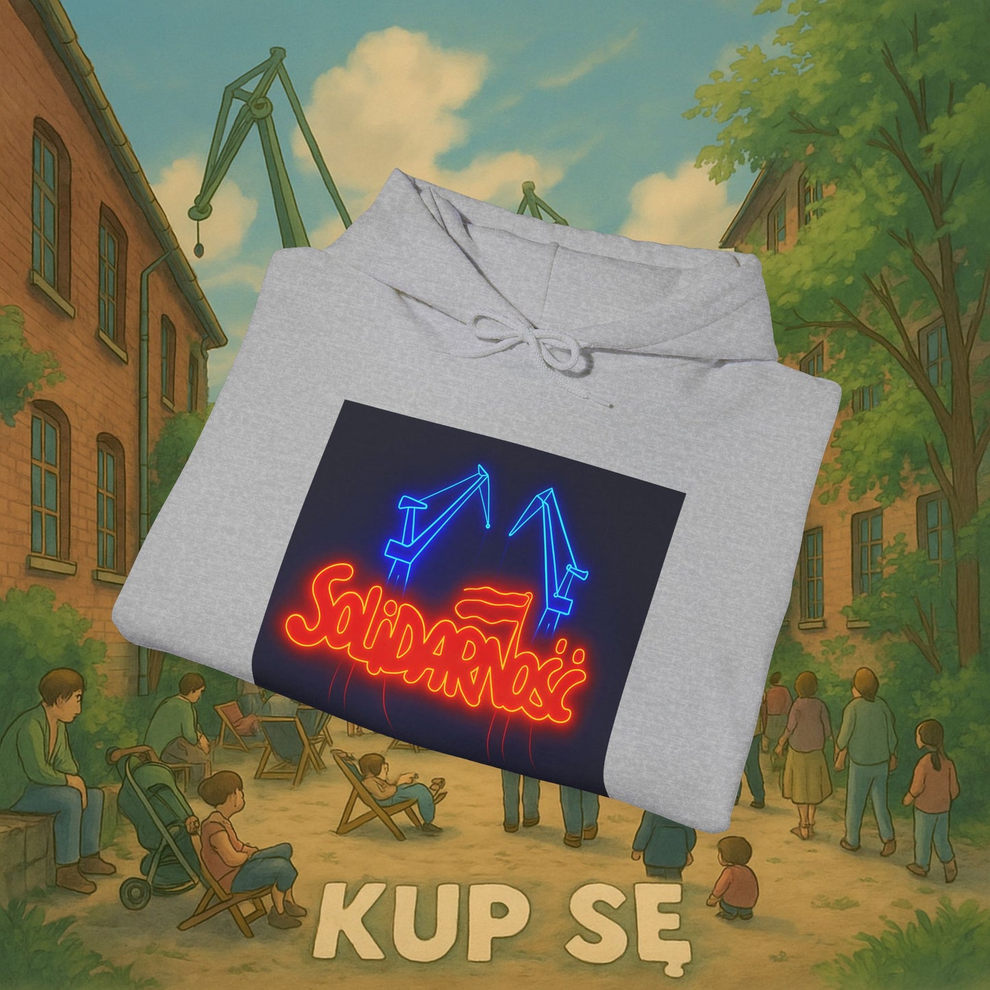 Unisex Heavy Blend Hoodie – Solidarnosc – Kup Se