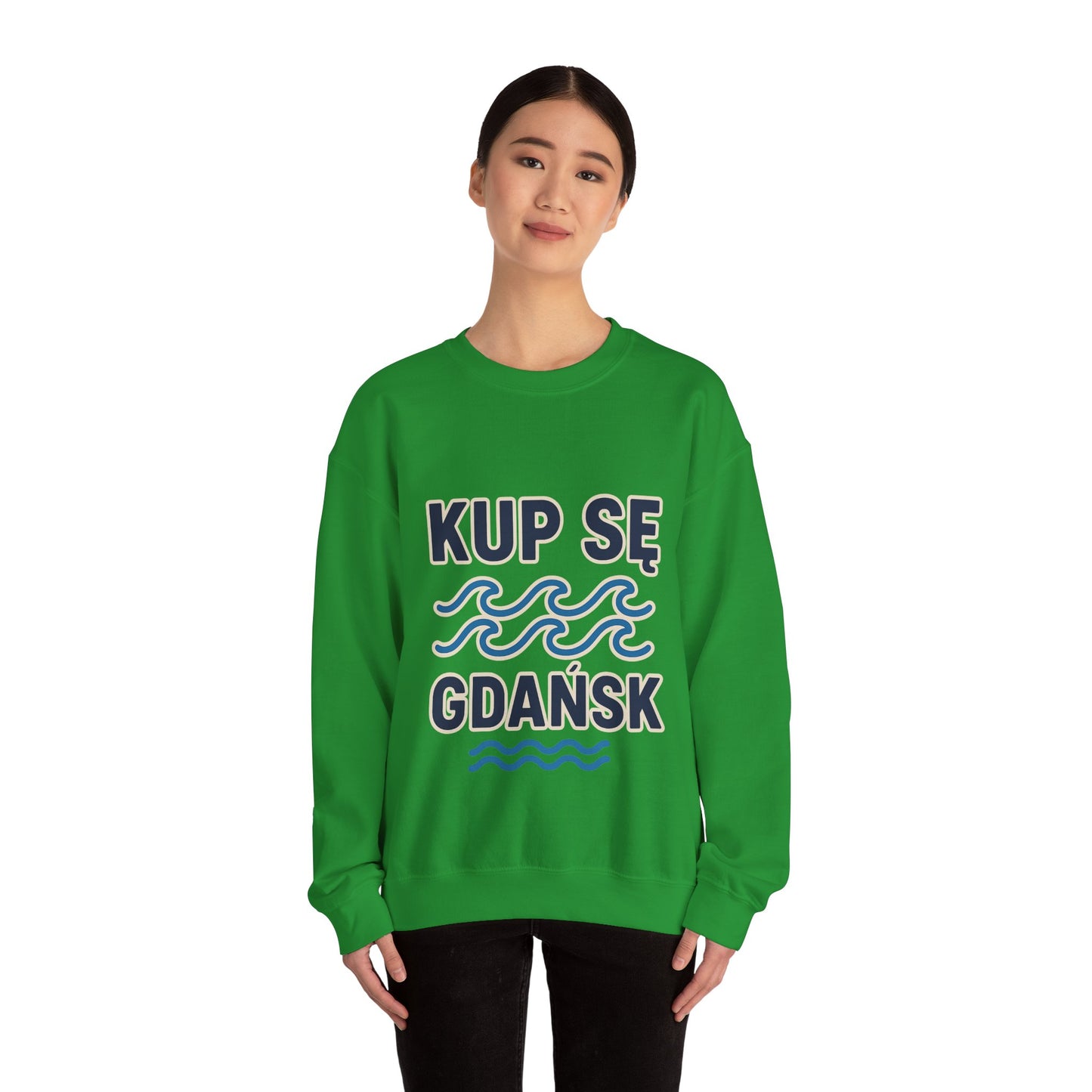 Bluza unisex z grafiką Kup Se Fale – klasyczny crewneck i miejski styl