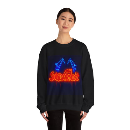 Bluza unisex z grafiką Kup Se Solidarność – klasyczny crewneck i miejski styl